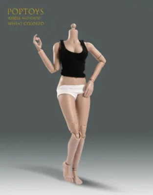 1:6 POPTOYS 92003B Upgraded Flexible Suntan Female Action Figure Body Small Bust - Image 1 of 4