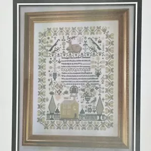 Victoria Rose Needlearts cross stitch chart English Sampler Maria Bowen 1848 - Picture 1 of 2