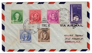 #853 NY Weltausstellung 1940 Letzter Tag mit berühmten amerikanischen Künstlern - Bild 1 von 2