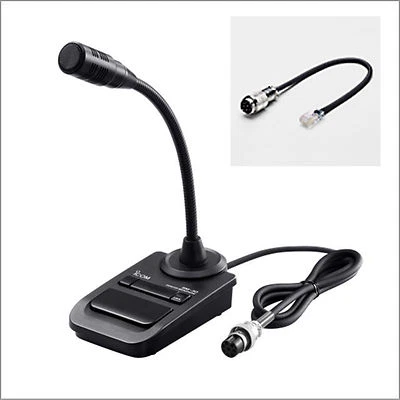 Nuovo Microfono A Condensatore Desktop ICOM SM-30 Nero + OPC-589 Dal GIAPPONE - Immagine 1 di 4