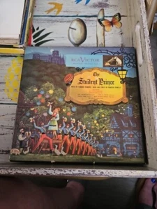 "THE STUDENT PRINCE" 4EP 45's, RCA Victor Smart Set box WK-8 Blue Vinyl VG - Picture 1 of 9