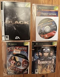 Disc+Manual only Jade Empire,Rainbow Six 3,ProGoth Racing 2,Black OG XBOX EA PAL - Imagen 1 de 1
