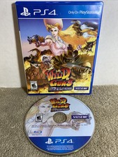Wild Guns: Reloaded (Sony PlayStation 4, 2016) PS4 Tested Natsume Rated E10+