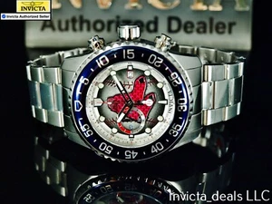 Nuevo reloj Invicta para hombre 50 mm MLB BOSTON RED SOX cronógrafo esfera roja/blanca SS - Imagen 1 de 17