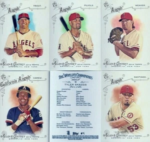 Los Angeles Angels 2014 Topps Allen Ginter 9 Card Team Set Mike Trout 101 Plus - Picture 1 of 4