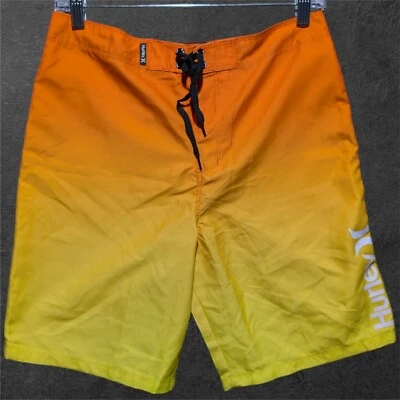 Hurley Ombre Boardshorts Boys' 16/28 Starfish Orange 9" Inseam - Image 1 of 2