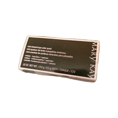 Mary Kay Mini Mineral Eye Color Quad Honey Spice Sienna Blue Metal Vintage Gold - Image 1 of 4