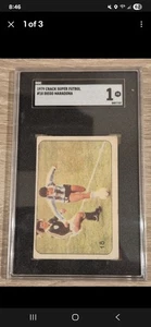 DIEGO MARADONA 1979 ROOKIE RC CRACK SUPER FUTBOL ARGENTINA CARD RARA NAPOLI auto - Picture 1 of 2