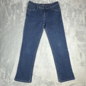 Natural Reflections Jeans Womens 6 Straight Leg Fleece Lined Flannel Warm Pants - Picture 1 of 19
