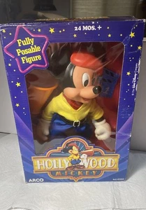 NOS Disney ARCO Hollywood Topolino Posable Regista Megafono Clipboard 10" - Foto 1 di 8