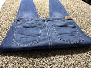 AE AMERICAN EAGLE HI RISE JEGGING NEXT LEVEL STRETCH DAMEN JEANS 16 LANG - Bild 1 von 4