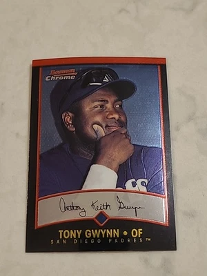 Bowman Chrome 2001 - Tony Gwynn #21 Padres (hof) Foto 1 de 2
