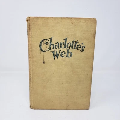 Charlotte's Web by E.B. White - 1952, 1st Edition A-I Version, Garth Williams Foto 1 de 4