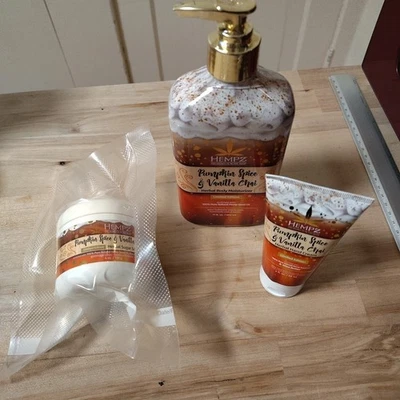 Hempz Pumpkin Spice & Vanilla Chai Collection Sugar Scrub Moisturizer Hand Cream - Image 1 of 4