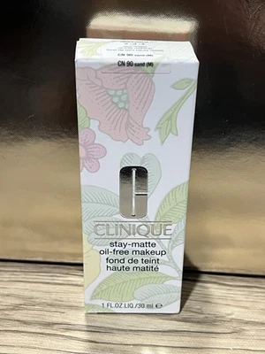 CLINIQUE Stay-Matte Oil-Free Makeup Foundation CN 90 Sand (M) - 1  oz /30ml- NIB - Image 1 of 2