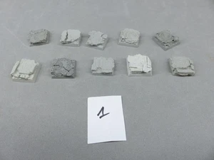Socle Warhammer, Base, Old World, Saga t9a square 20mm scibor temple resin carré - Imagen 1 de 3