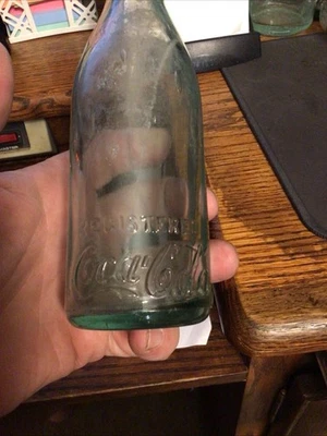 BOTELLA DE COCA COLA LADO RECTO 7,5” CHARLESTON WEST VIRGINIA W VA 1900’s Beauty Foto 1 de 4