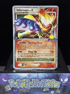 Pokemon CarId nfernal Lv.X DP10 Diamond Pearl Black Star Promo Holo Promo Played - Picture 1 of 6