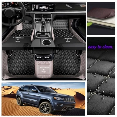 Alfombrillas impermeables de lujo aptas para Jeep Grand Cherokee 1999-2025 Foto 1 de 4