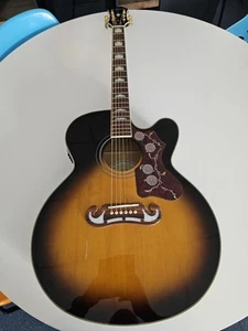 Epiphone J-200EC Studio Electro Acoustic in Vintage Sunburst - Picture 1 of 5