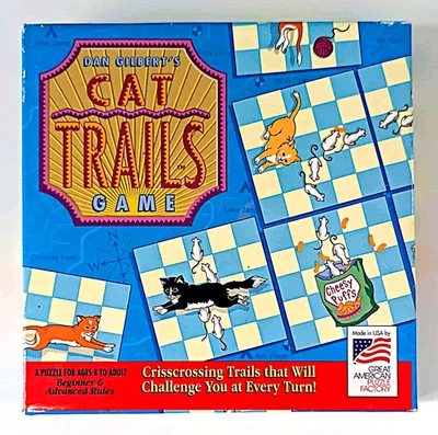 Juego de cartas de colección 1996 Dan Gilbert's Cat Trails ~ Great American Puzzle Factory Foto 1 de 3