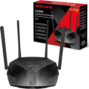 Dual-Band Wi-Fi 6 Router | 2402 Mbps (5 GHz) + 574 Mbps (2,4 GHz), High-Speed - Bild 1 von 9