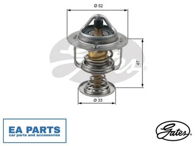 Thermostat, coolant for CITROËN DAIHATSU PEUGEOT GATES TH30580G1 - Image 1 of 3