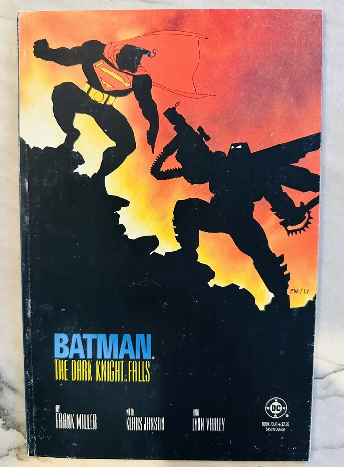 Batman The Dark Knight Returns Book 4 1-й выпуск 1986 Фрэнк Миллер и Дженсон - Изображение 1 из 4