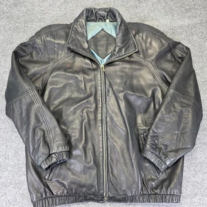 Vintage Preston York echt Lammfell Bomberjacke Damen Größe Small schwarz - Bild 1 von 7