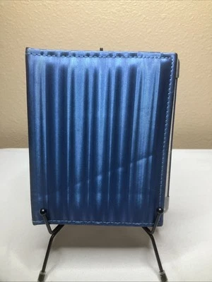 Mini álbum de fotos 4x6 fotos 100 bolsillos cubierta azul brillante Foto 1 de 4