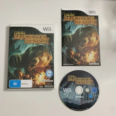 Cabela's Dangerous Hunts 2011 Nintendo Wii PAL Shooter Game - Image 1 of 4