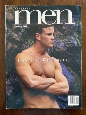 Advocate Men January 1996, Collectors Item, Ken Ryker, nude males - Image 1 of 4