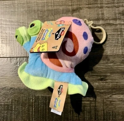 Zuru Fuggler x Spongebob Squarepants Keychain Plush Ring GARY THE PET SNAIL - Image 1 of 4