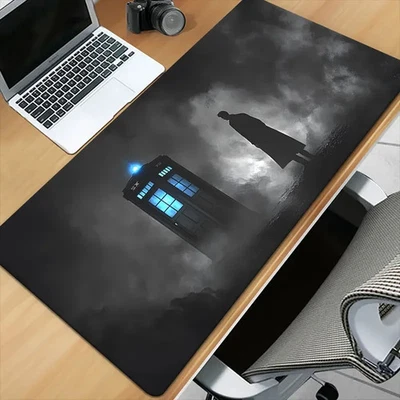 Doctor Who Tardis Inspired Mouse Mat Pad 26' x 12 " PC Gaming Keyboard New - Image 1 of 3