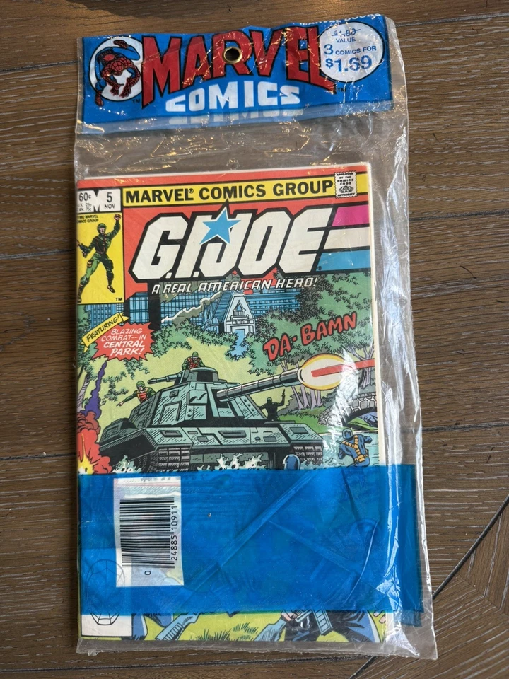 Marvel Comics G.I.Joe A Real American Hero Issues 3,4,5 in original retail bag - Image 1 of 2