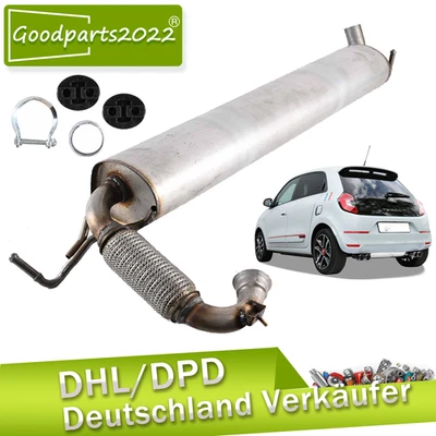 Endschalldämpfer Endtopf 1060mm Auspuff für Renault Twingo III/Smart Forfour 1.0 - Bild 1 von 4