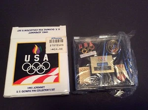Vintage 26 Year Old NIB JC Penny 1992 U.S. Olympic 4 Pin Collectors Set - Picture 1 of 2