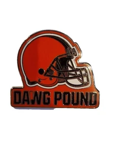 CLEVELAND BROWNS DAWG POUND  PIN NFL metal pin badge   DOG - Picture 1 of 2