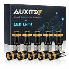 10X Auxito Amber Yellow 168 194 T10 License Sidemarker Light Canbus Led Bulb Ec