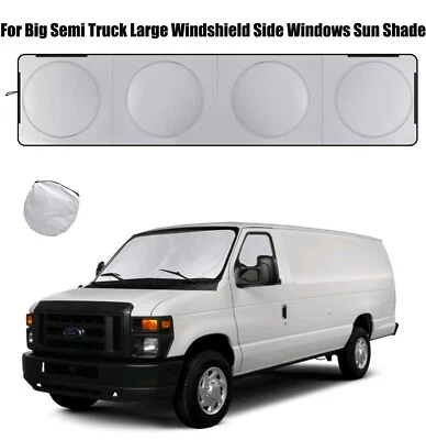 Parabrisas y ventanas laterales para parasol cubierta bloque UV para camión Volvo VNR VNX Foto 1 de 4