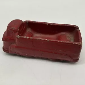Arcor Auburn Vintage 1949 Rubber Futuristic Red Box Delivery Truck #2 MCM - Picture 1 of 11