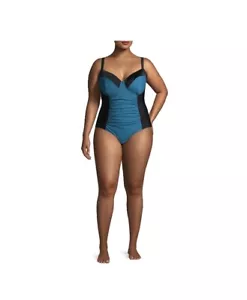 terra and sky womens plus size hottie dottie one piece swimsuit size 2X - Picture 1 of 7
