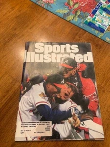 Sports Illustrated Magazine November 6, 1995 Atlanta Braves World Series Champs - Picture 1 of 3