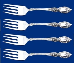 Oneida WORDSWORTH Stainless Flatware -- Set of 4 Salad Forks 6 3/4" - Picture 1 of 1