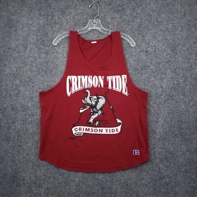 Camiseta deportiva de baloncesto Russell roja XL de colección University of Alabama Crimson Tide para hombre Foto 1 de 4