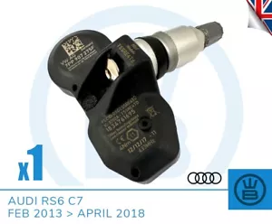 AUDI RS6 C7 TPMS tyre pressure valve sensor FEB 2013 - APRIL 2018 - Picture 1 of 7