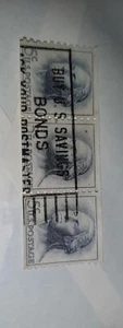 Un blocco di 3 francobolli 5 cent giorge Washington usa - Foto 1 di 2