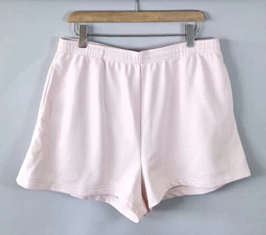 PANTALONES CORTOS COS ROSA PÁLIDO JERSEY ELÁSTICO LOUNGEWARE TALLA L 16 - Imagen 1 de 9