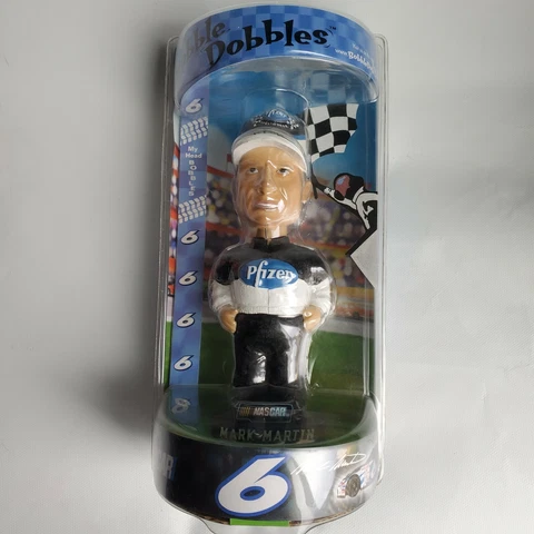 2002 MARK MARTIN #6 PFIZER RACING LIMITED EDITION COLLECTIBLE BOBBLEHEAD FIGURE Cover