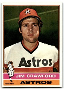 1976 Topps Jim Crawford . Houston Astros #428